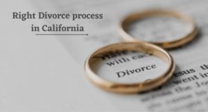Right divorce process in California