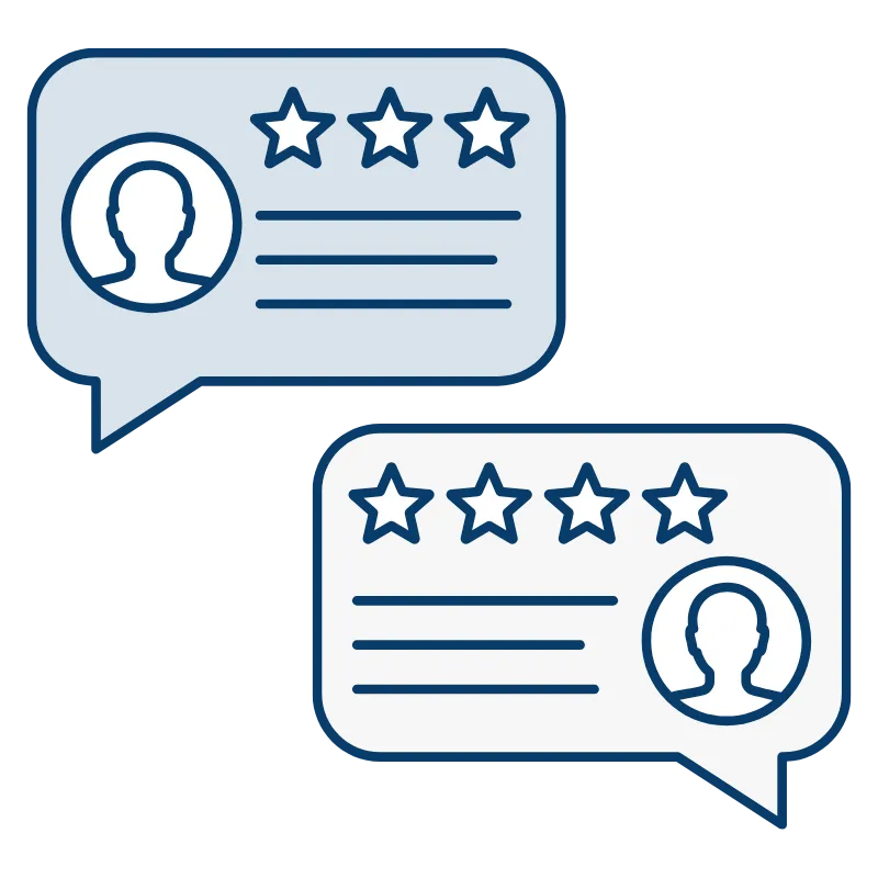 reviews page