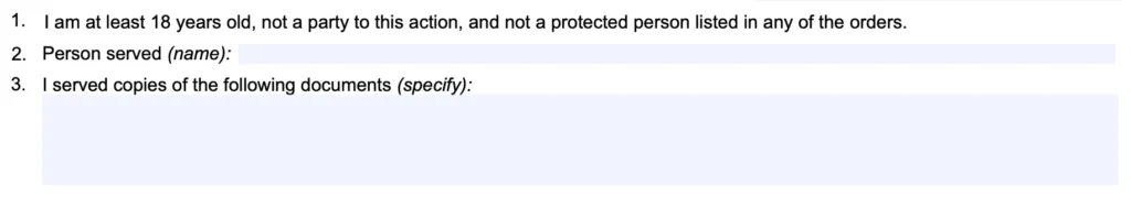 FL-330: Section 1: Items 1, 2, and 3