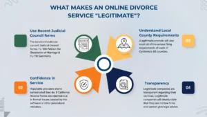 What Makes an Online Divorce Service "Legitimate"?