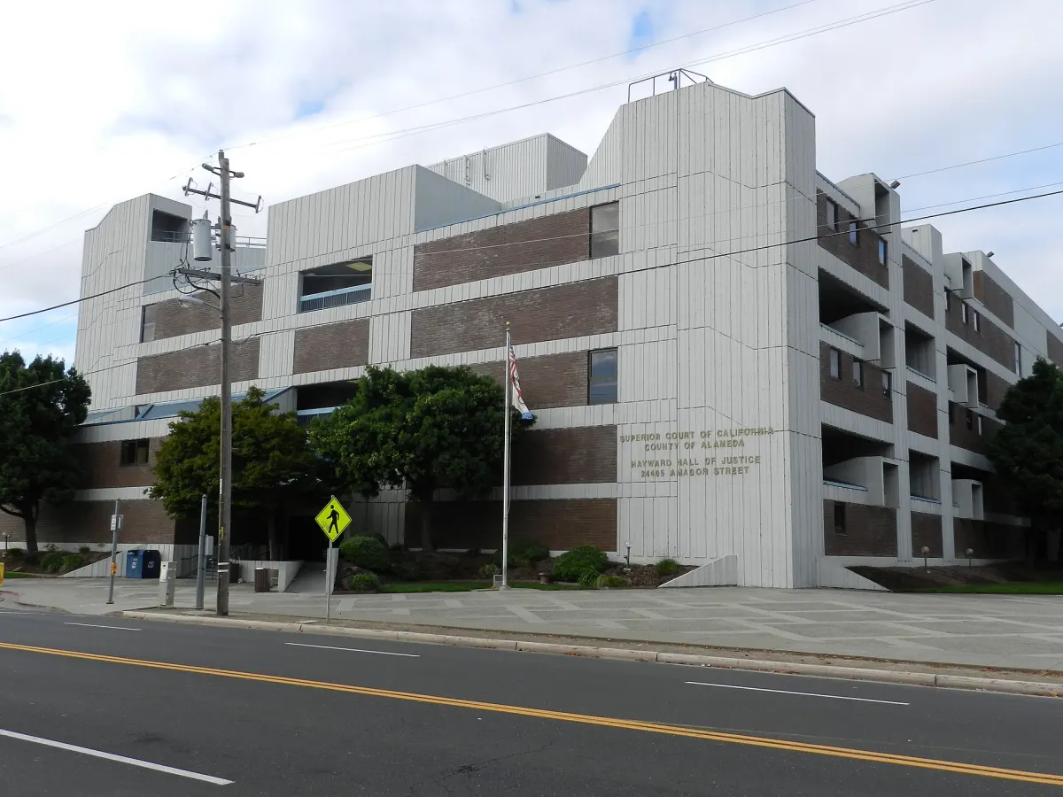 Hayward Hall of Justice, Alameda County Superior Court family-law division on Amador Street in Hayward, CA