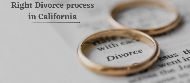 Right divorce process in California